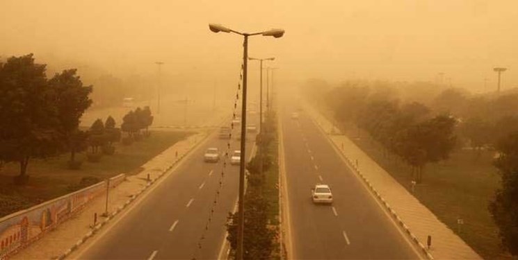 گرد و خاك عراقي در آسمان كشور گرد و خاك عراقي در آسمان كشور