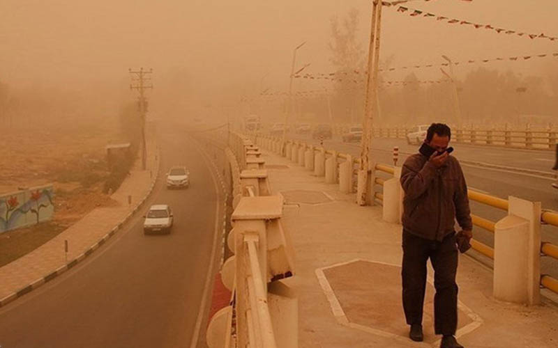 ۱۲ شهر خوزستان، درگیر گرد و غبار ۱۲ شهر خوزستان، درگیر گرد و غبار