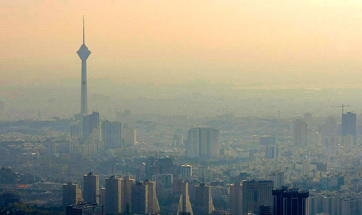 وضعیت هوای تهران قرمز شد وضعیت هوای تهران قرمز شد