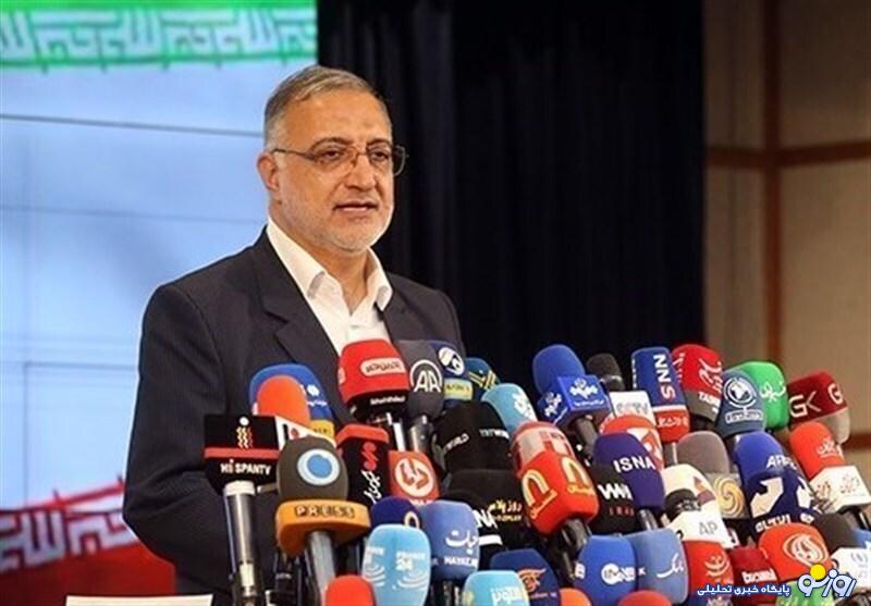 چمران: هنوز جانشین زاکانی در شهرداری تهران مشخص نشده است چمران: هنوز جانشین زاکانی در شهرداری تهران مشخص نشده است